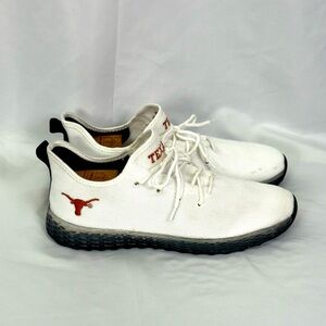 FOCO NCAA Texas Longhorns Gradient Midsole White Sneakers Size 10